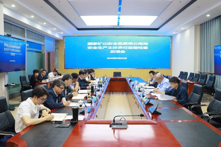国家矿山安全监察局云南局到yp街机_(中国)集团集团开展安全生产主体责任监督检查
